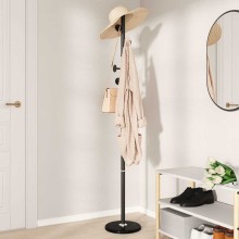 Стояща закачалка LINE, черна, 176 см