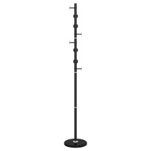 Стояща закачалка LINE, черна, 176 см