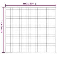 Тежко одеяло синьо 200x220 см 13 кг