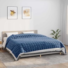 Тежко одеяло синьо 235x290 см 11 кг