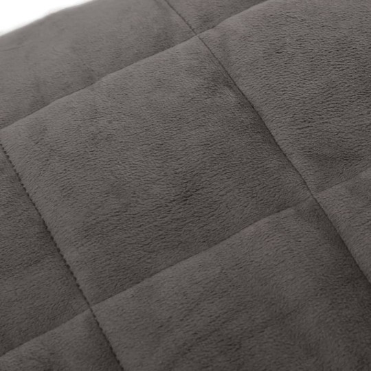 Тежко одеяло сиво 220x230 см 15 кг