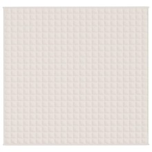 Тежко одеяло светлокремаво 220x235 см 11 кг