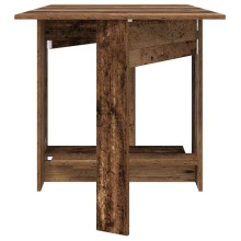 Трапезна маса в стил Boho, сгъваема, ЛПДЧ състарено старо дърво, 138 x 70 см