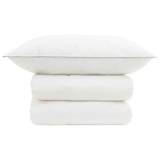 Всесезонен комплект Wool Blend Flex със завивка 2 в 1 и възглавница с австралийска вълна и микрофибър, 200 + 300 г/м², 2 части