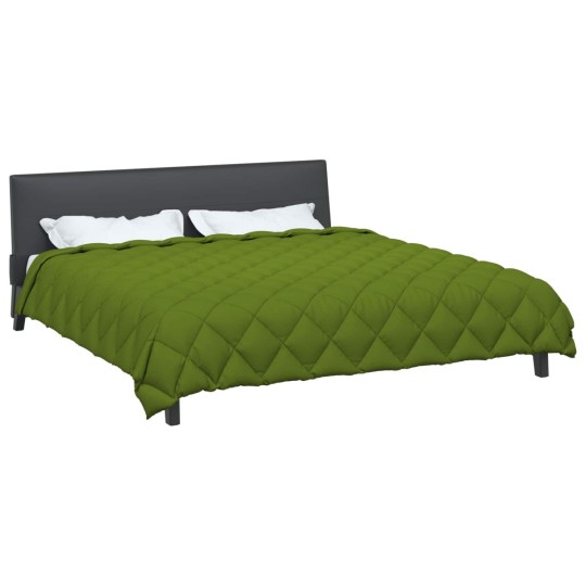 Зимна олекотена завивка Color Arctic с полиестерен пълнеж, 450 г/м², зелена