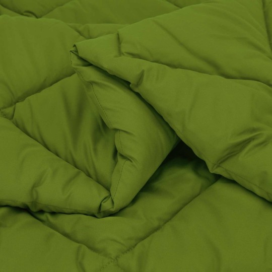 Зимна олекотена завивка Color Arctic с полиестерен пълнеж, 450 г/м², зелена