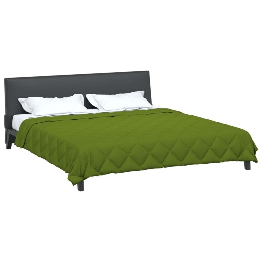 Зимна олекотена завивка Color Comfort с полиестерен пълнеж, 300 г/м², зелена