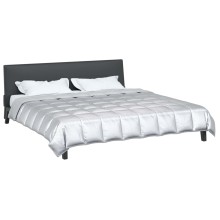 Зимна олекотена завивка Silky Comfort с полиестерен пълнеж, 300 г/м², сребриста