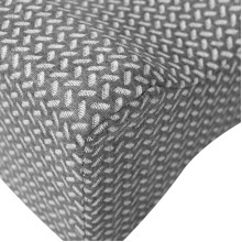 Анатомична възглавница за колене Knee Align Memory, 26 x 21,5 x 15 см, сива