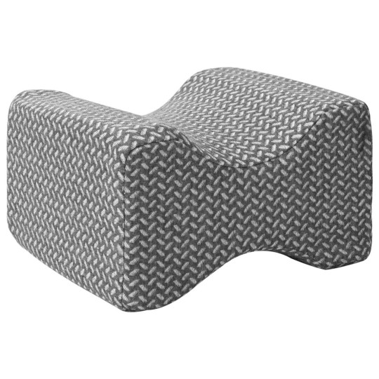 Анатомична възглавница за колене Knee Align Memory, 26 x 21,5 x 15 см, сива