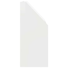 Детска етажерка за книги с чекмедже, бяла с гланцово покритие, 60 x 29,5 x 69 см