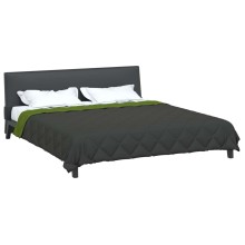 Двулицева лятна олекотена завивка Color Warm с полиестерен пълнеж, 200 г/м², в зелено и антрацит