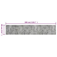 Кухненско килимче Concrete Print, 60x300 см, кадифе