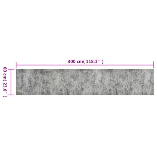 Кухненско килимче Concrete Print, 60x300 см, кадифе
