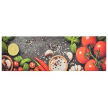 Кухненско килимче Vegetables & Herbs, 60x180 см, кадифе