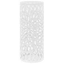 Метална поставка за чадъри FOLIA, бяла, ⌀ 20 см, височина 48,5 см