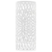 Метална поставка за чадъри FOLIA, бяла, ⌀ 20 см, височина 48,5 см