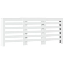 Разтегателна декоративна решетка за радиатор ALVERO, бял, 156-205x21,5x83,5 см