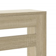 Разтегателна декоративна решетка за радиатор ALVERO, дъб сонома, 156-205x21,5x83,5 см