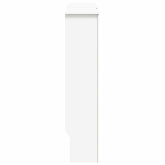 Разтегателна декоративна решетка за радиатор LUVENA, бял, 142-205x20,5x81,5 см