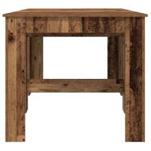Разтегателна трапезна маса в стил Boho, ЛПДЧ състарено старо дърво, 60-180 x 85 см