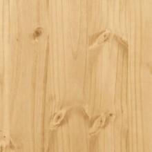 Сгъваема трапезна маса Corona в стил Rustic, бяла чамова дървесина масив, 42-114 x 92 см
