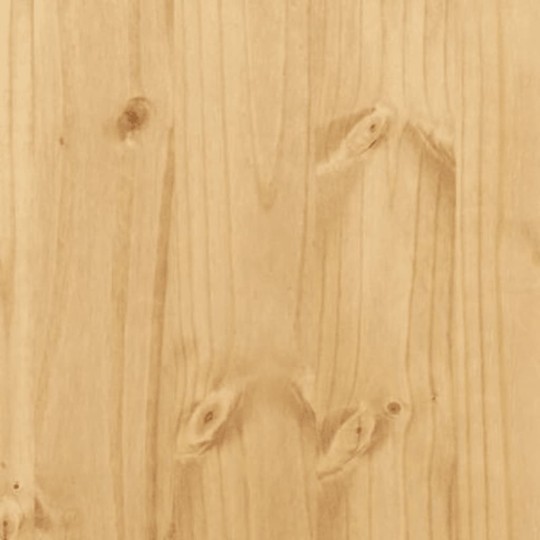 Сгъваема трапезна маса Corona в стил Rustic, бяла чамова дървесина масив, 42-114 x 92 см