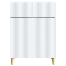 Шкаф LINEA с 2 врати и горно чекмедже, бял, 66 x 34,5 x 90 см