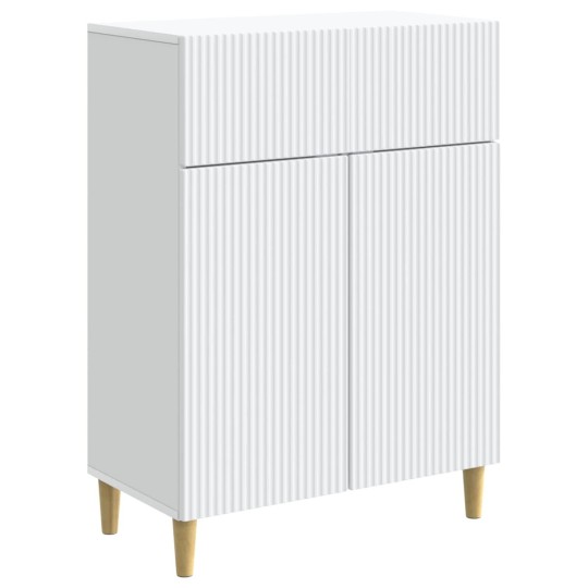 Шкаф LINEA с 2 врати и горно чекмедже, бял, 66 x 34,5 x 90 см