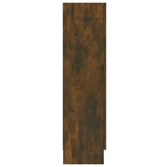Шкаф витрина AVORA, опушен дъб, 82,5 x 30,5 x 115 см