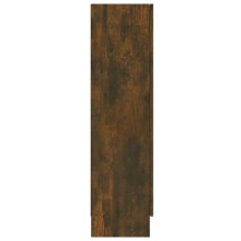 Шкаф витрина AVORA, опушен дъб, 82,5 x 30,5 x 115 см