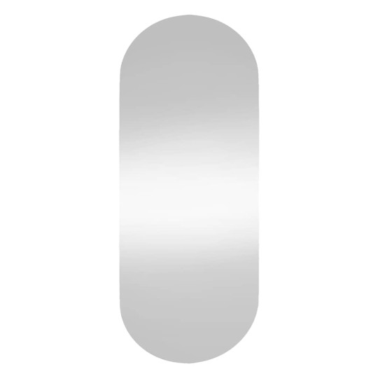 Стенно овално огледало без рамка 40 x 90 см