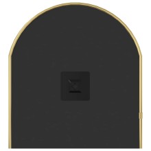 Стенно овално огледало с фина златиста рамка 70 x 30 см