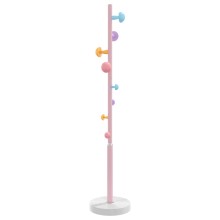 Стояща закачалка CANDY, розова, ⌀ 35 см, височина 172 см