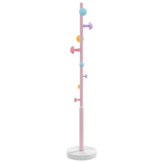 Стояща закачалка CANDY, розова, ⌀ 35 см, височина 172 см
