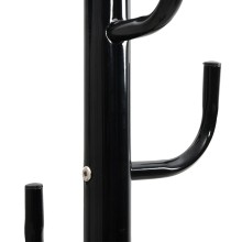 Стояща закачалка HOOK, черна, ⌀ 37 см, височина 183 см