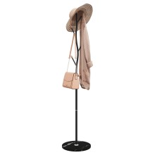 Стояща закачалка TWIG, черна, ⌀ 37 см, височина 177 см