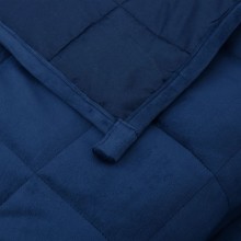 Тежко одеяло синьо 122x183 см 5 кг