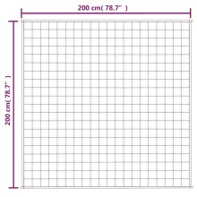 Тежко одеяло синьо 200x200 см 13 кг