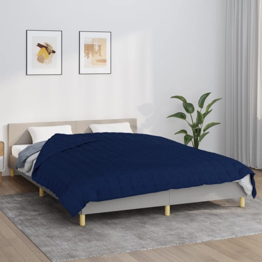 Тежко одеяло синьо 220x230 см 11 кг