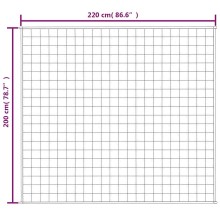 Тежко одеяло сиво 200x220 см 13 кг