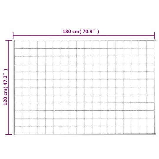 Тежко одеяло светлокремаво 120x180 см 5 кг