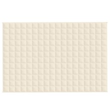 Тежко одеяло светлокремаво 120x180 см 5 кг