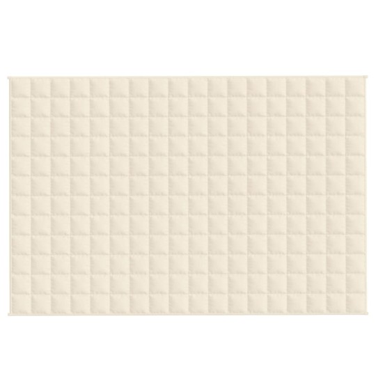 Тежко одеяло светлокремаво 120x180 см 5 кг