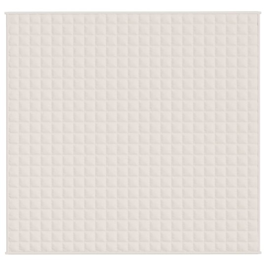 Тежко одеяло светлокремаво 220x230 см 15 кг