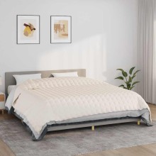 Тежко одеяло светлокремаво 220x260 см 11 кг