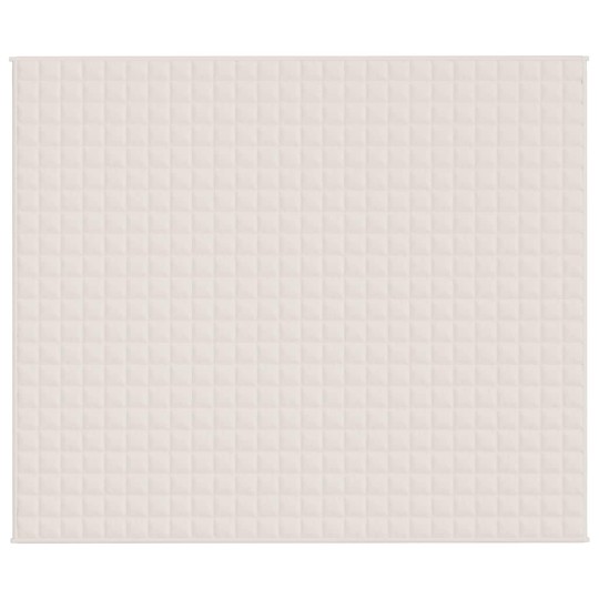 Тежко одеяло светлокремаво 220x260 см 11 кг
