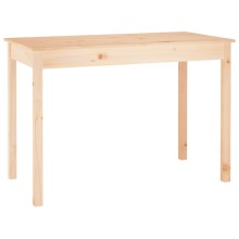 Трапезна маса в стил Scandinavian, чамова дървесина масив с необработен финиш, 110 x 55 см