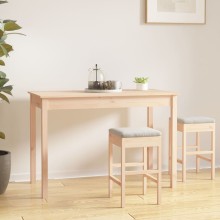 Трапезна маса в стил Scandinavian, чамова дървесина масив с необработен финиш, 110 x 55 см