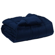 Зимна двулицева олекотена завивка Soft Duo Winter от микрофибър, тъмносиня